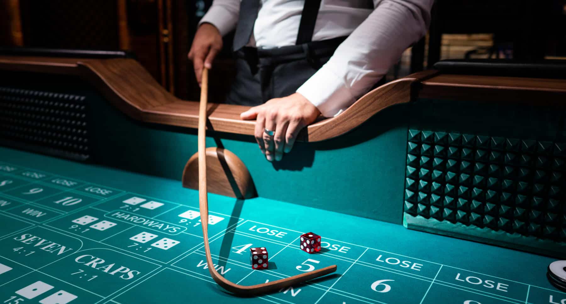Easiest way to play craps